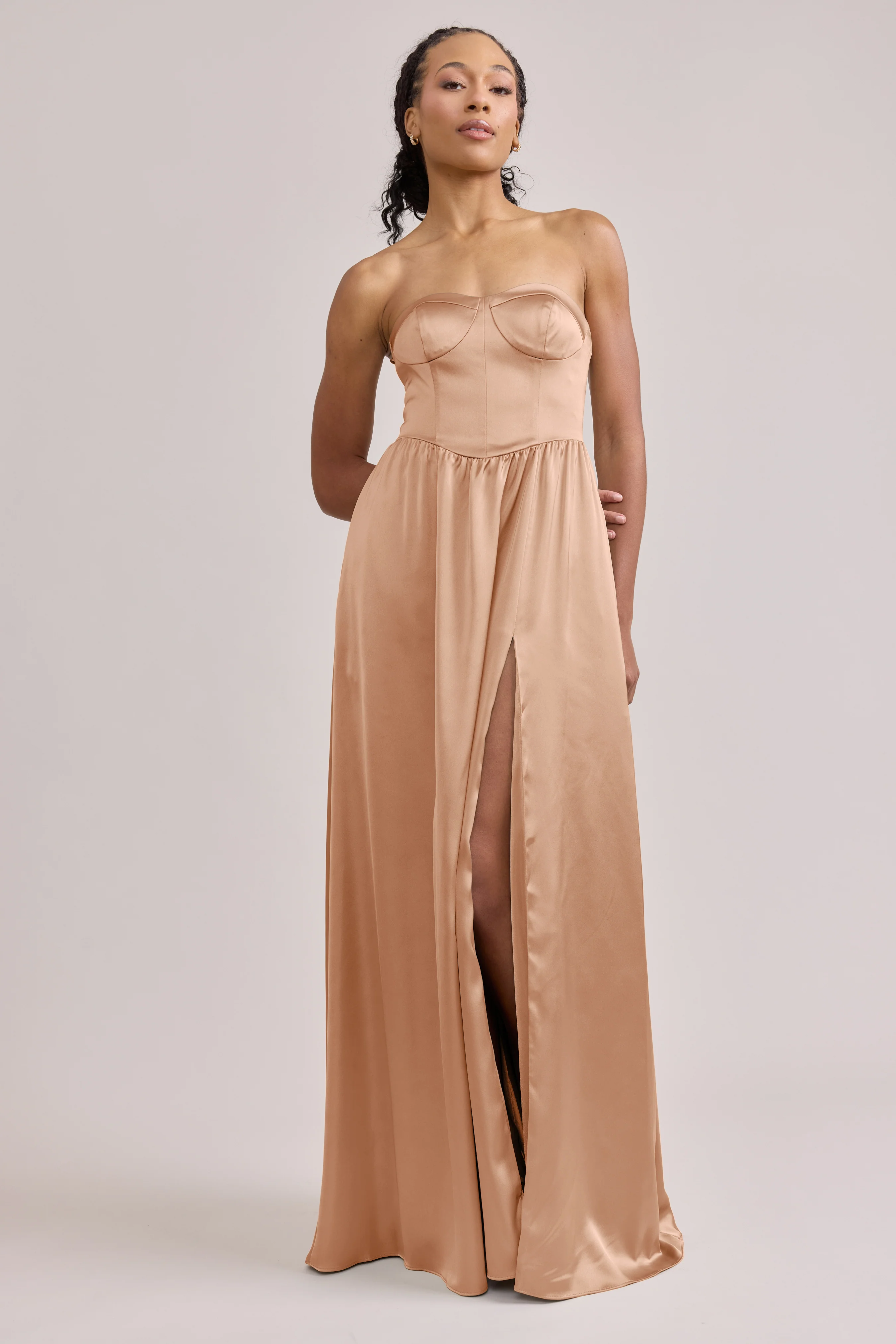 Sydney Satin Dress | Made To Order - Image 153
