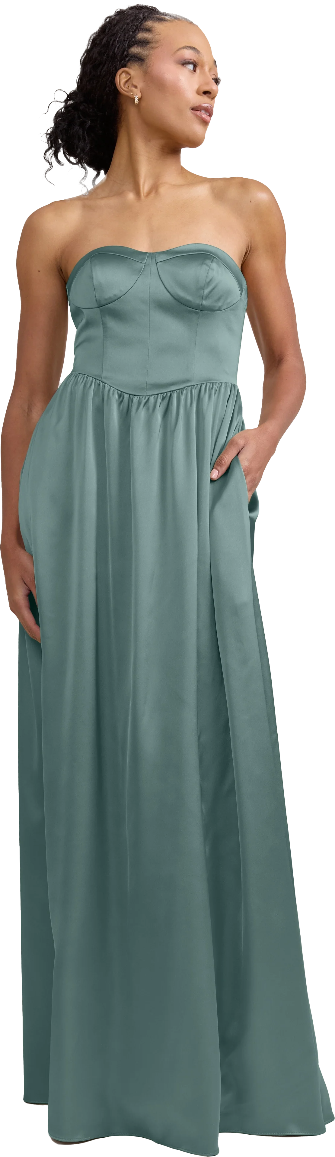 Sydney Satin Dress | Made To Order - Image 201