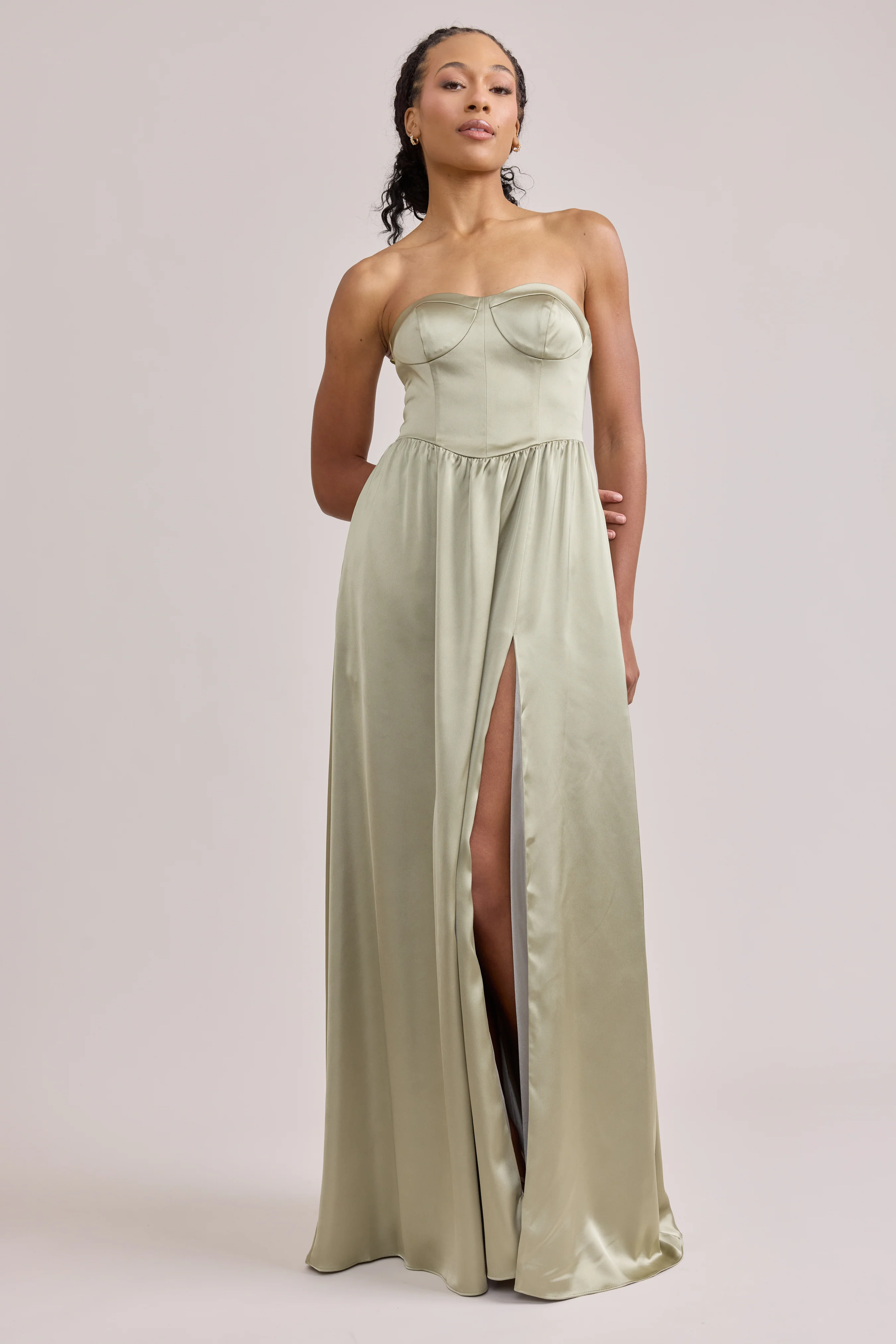 Sydney Satin Dress | Made To Order - Image 211