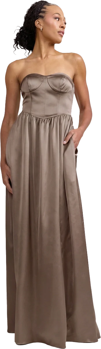 Sydney Satin Dress | Made To Order - Image 220