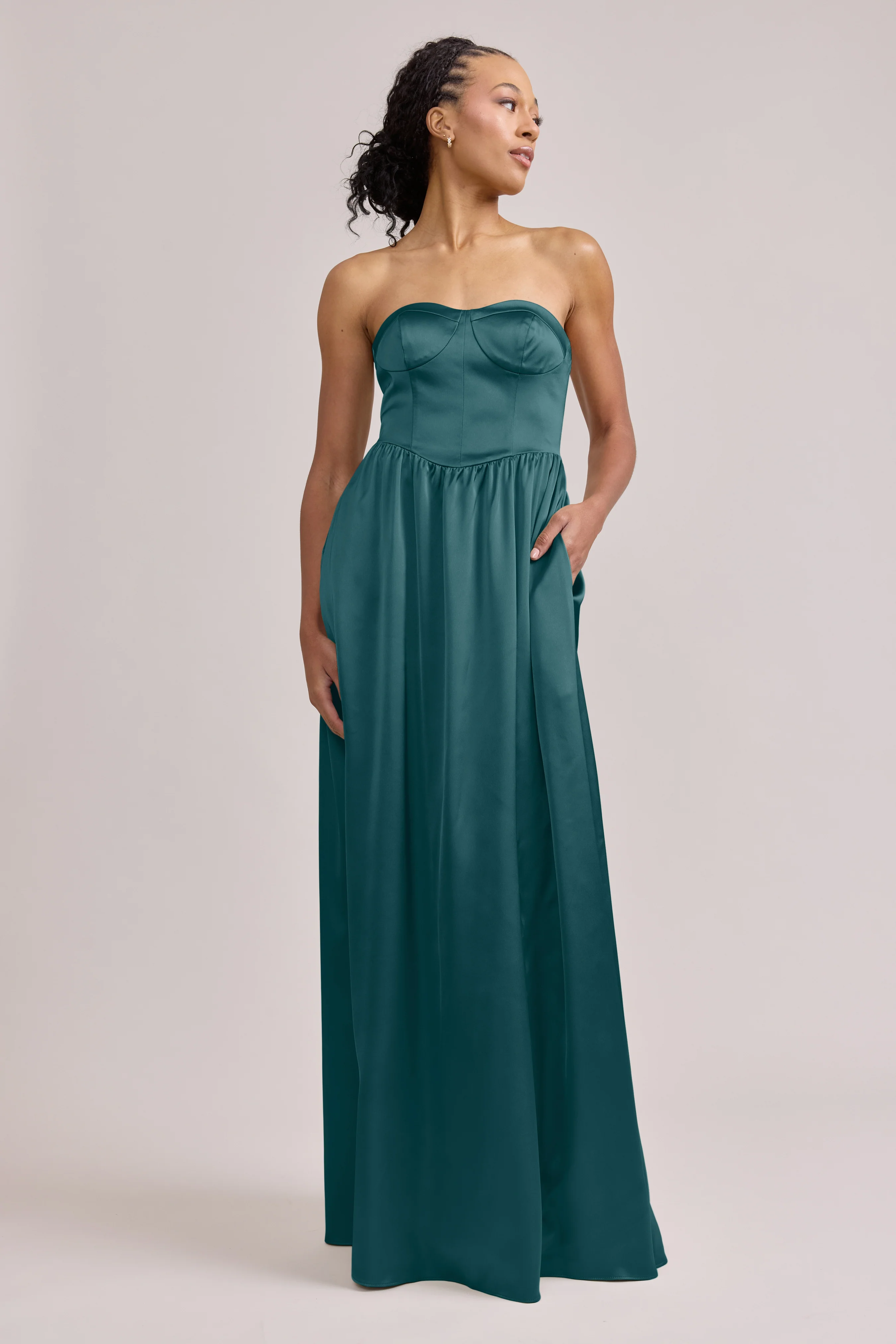 Sydney Satin Dress | Made To Order - Image 27