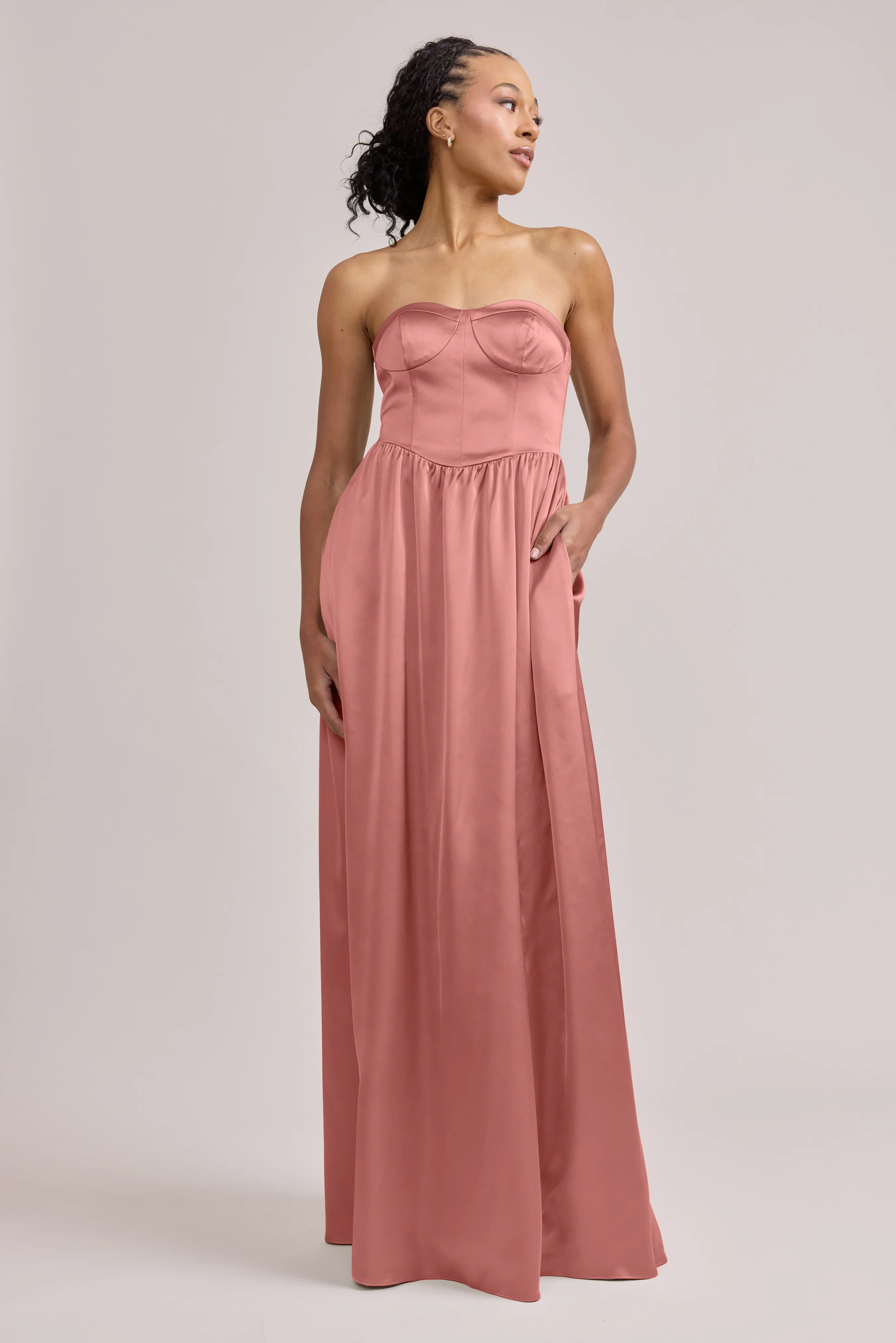 Sydney Satin Dress | Made To Order - Image 36