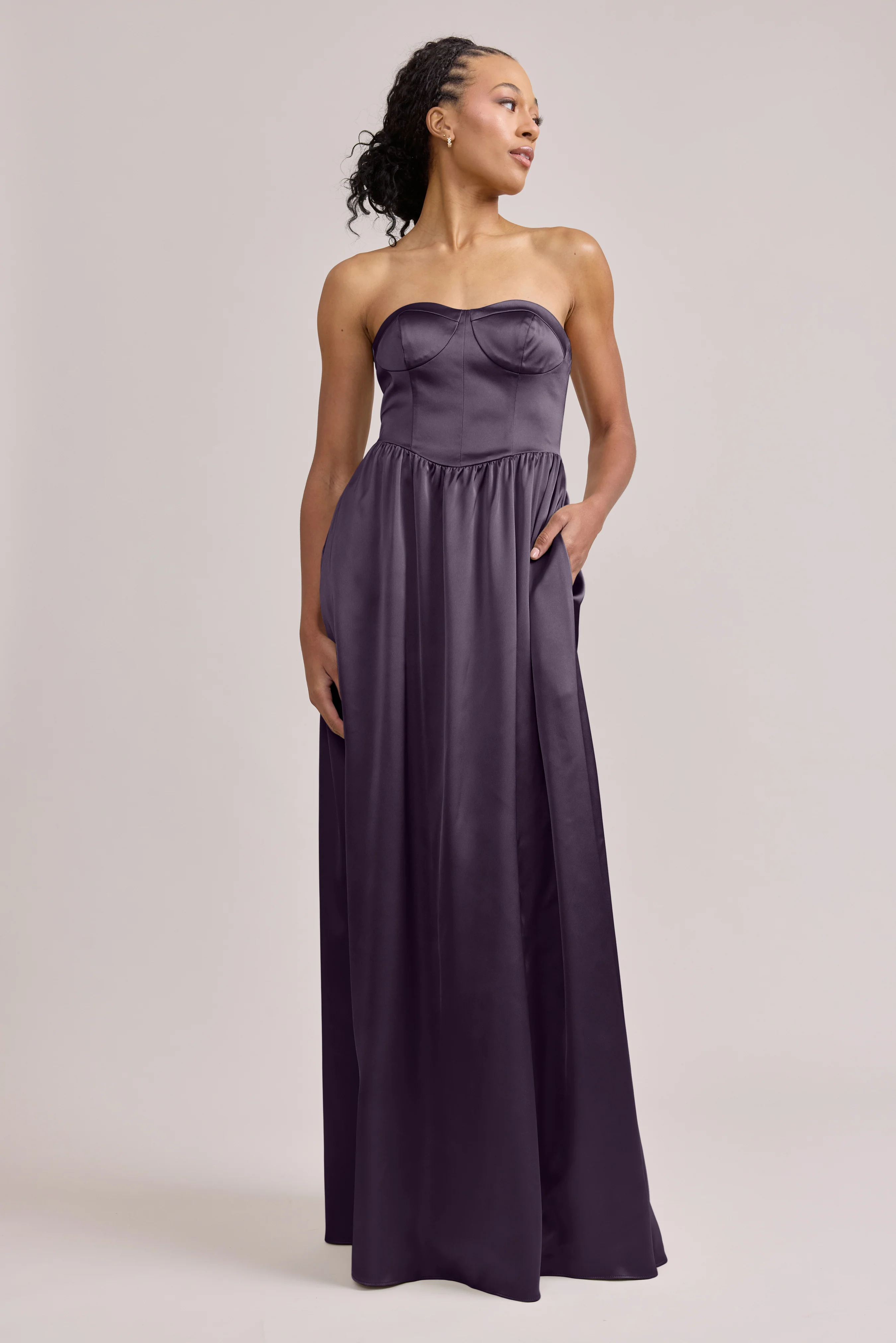 Sydney Satin Dress | Made To Order - Image 42