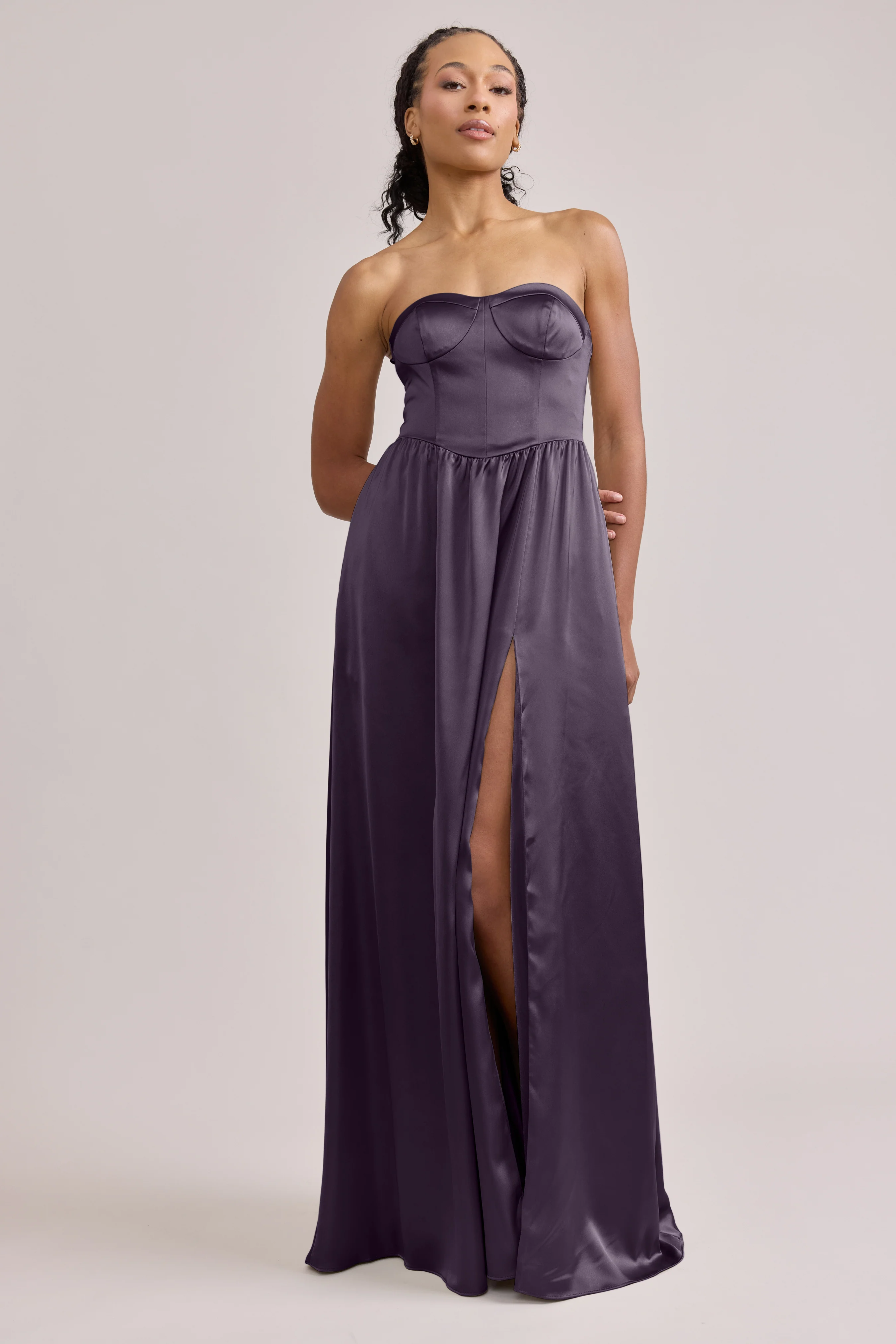 Sydney Satin Dress | Made To Order - Image 43