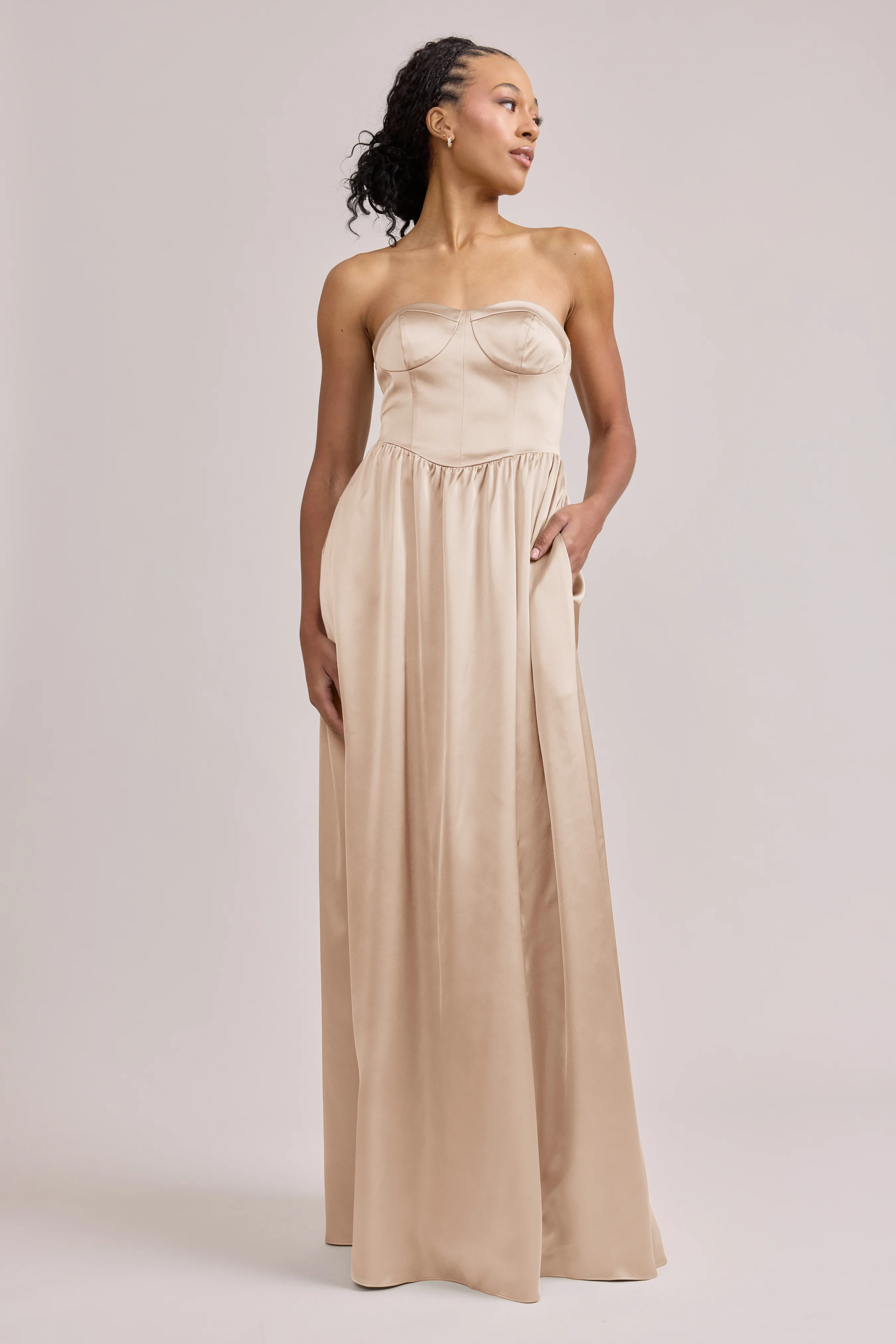 Sydney Satin Dress | Made To Order - Image 60