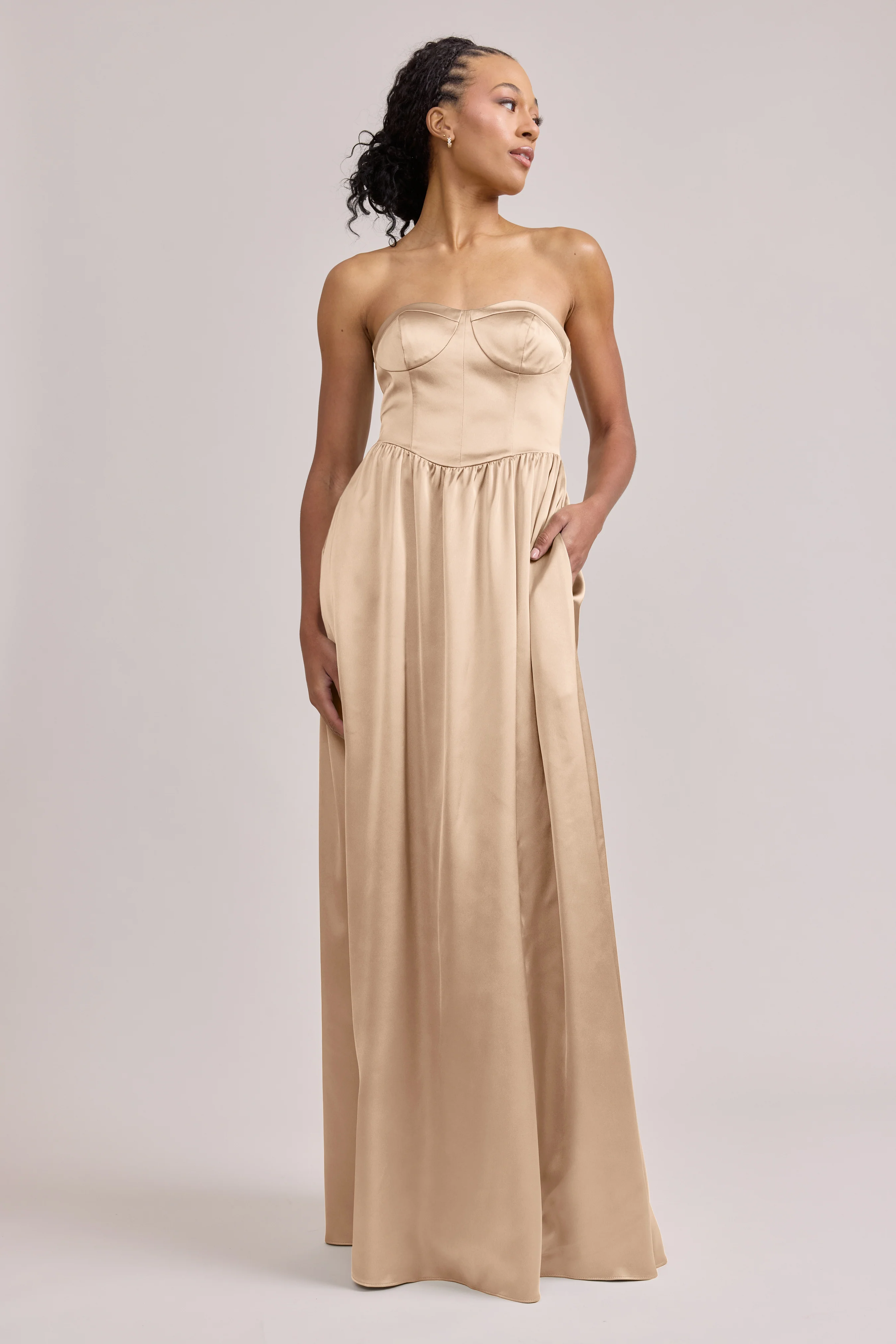 Sydney Satin Dress | Made To Order - Image 63