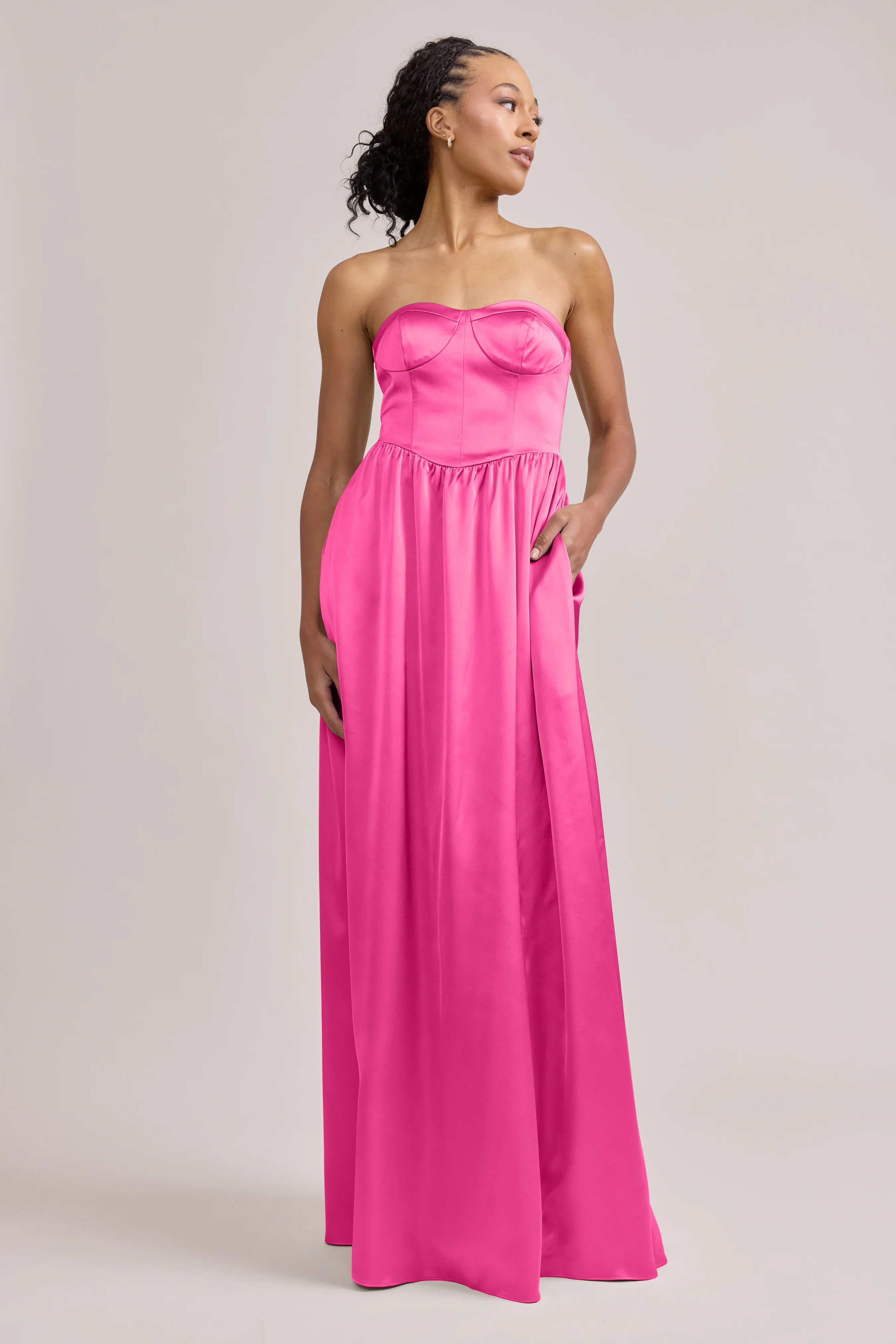 Sydney Satin Dress | Made To Order - Image 84