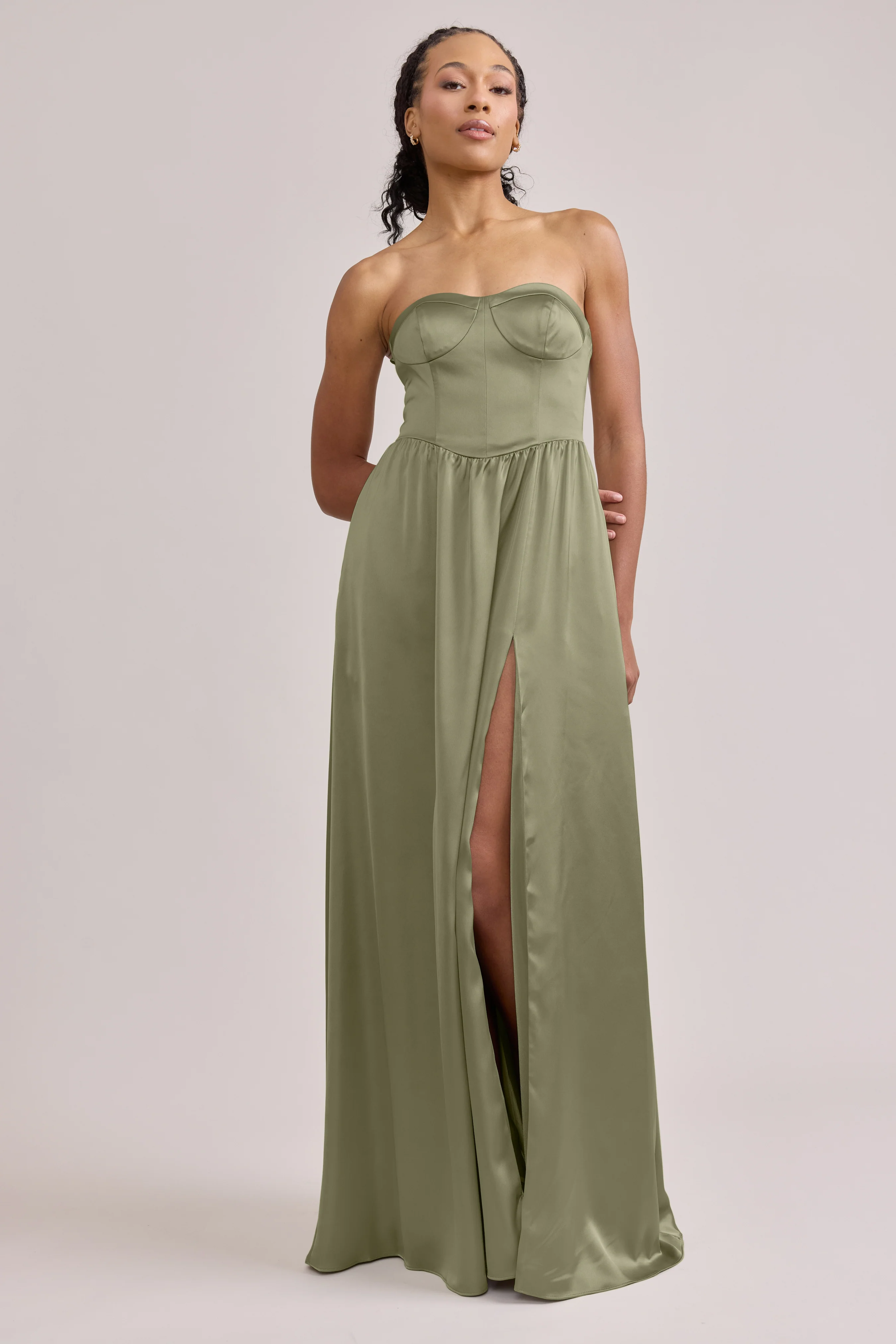Sydney Satin Dress | Made To Order - Image 94