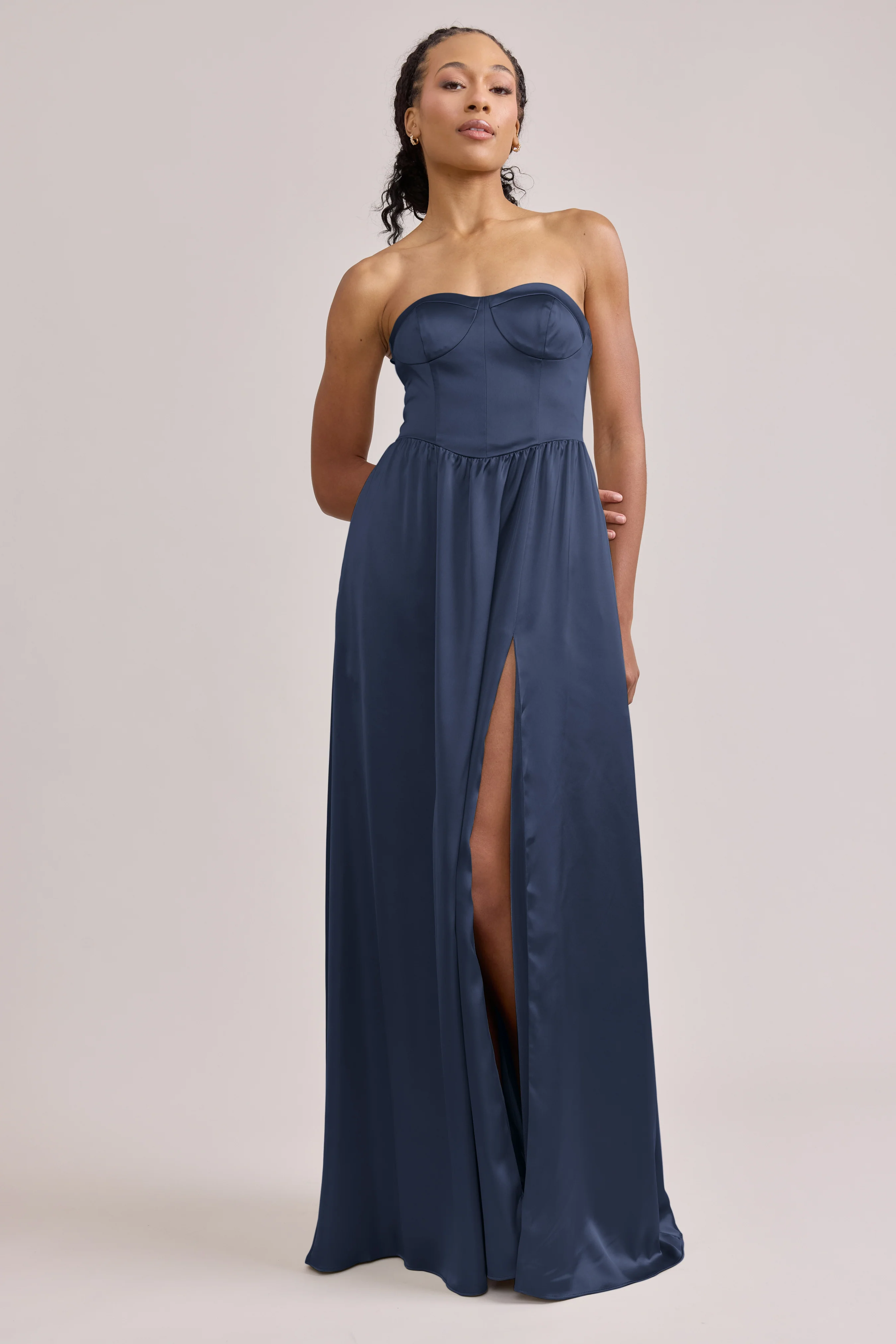 Sydney Satin Dress | Made To Order - Image 97
