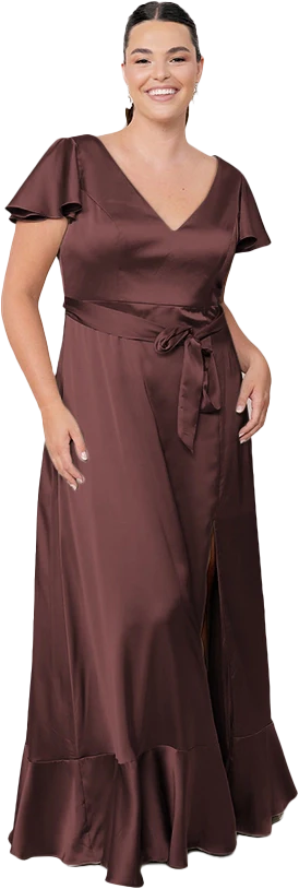 Thalia Satin Dress | Made To Order - Image 121