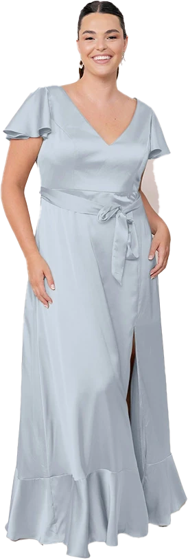 Thalia Satin Dress | Made To Order - Image 134