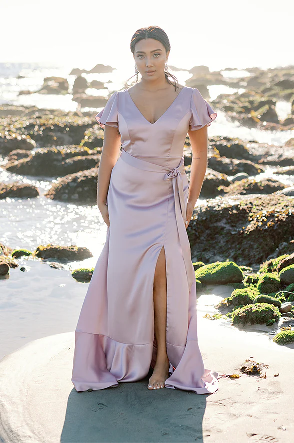 Thalia Satin Dress | Made To Order - Image 2
