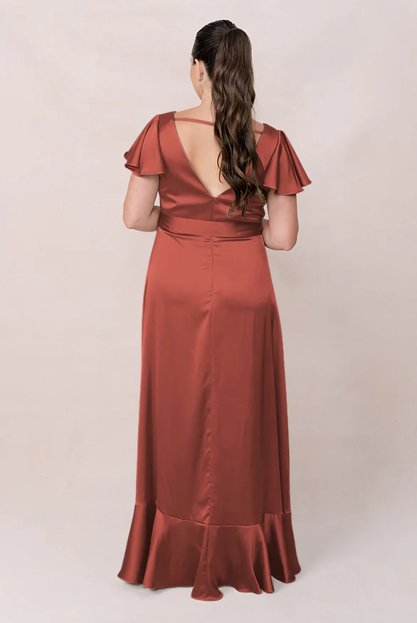 Thalia Satin Dress | Made To Order - Image 22