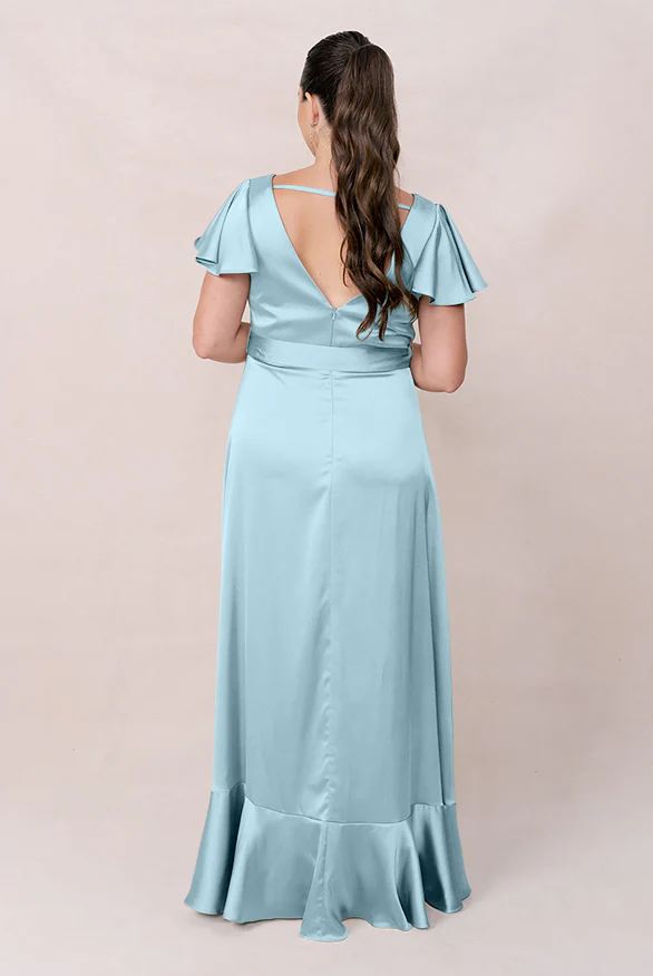 Thalia Satin Dress | Made To Order - Image 54