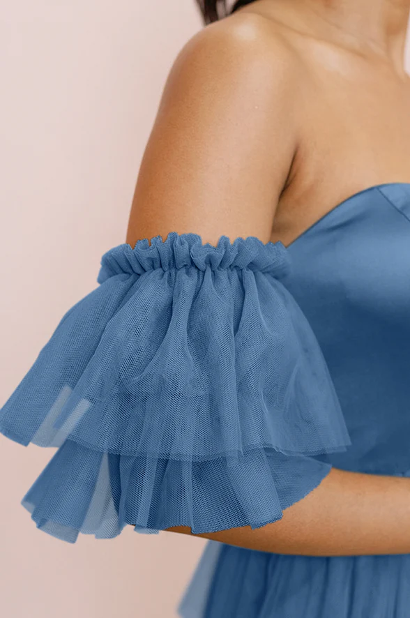 Tulle Tiered Poof Sleeves | Made To Order - Image 14