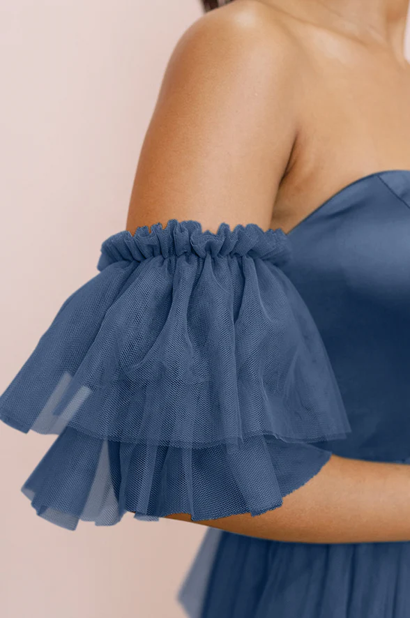 Tulle Tiered Poof Sleeves | Made To Order - Image 25