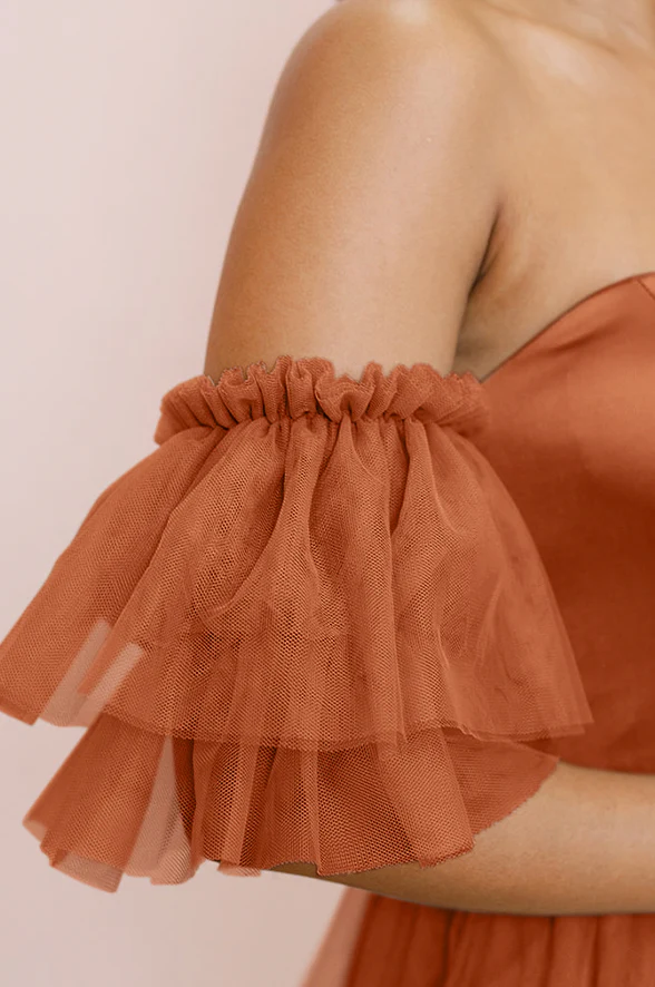Tulle Tiered Poof Sleeves | Made To Order - Image 29