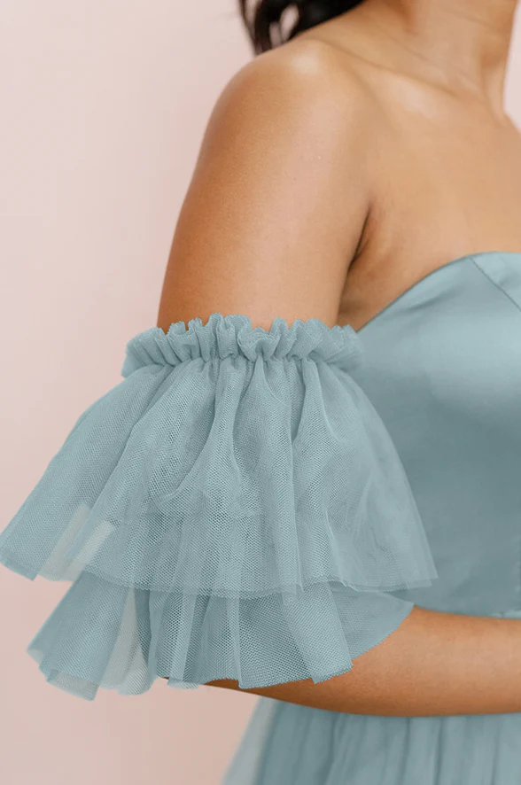 Tulle Tiered Poof Sleeves | Made To Order - Image 30