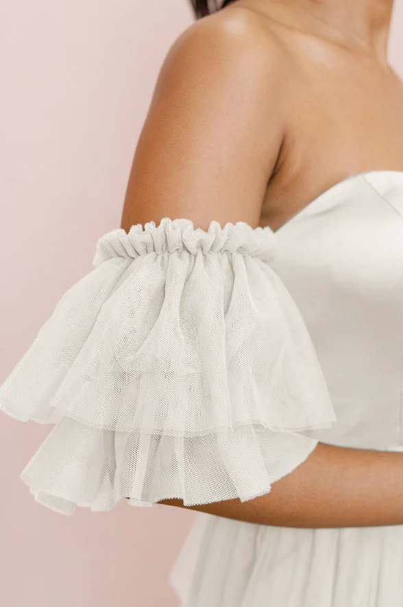 Tulle Tiered Poof Sleeves | Made To Order - Image 31