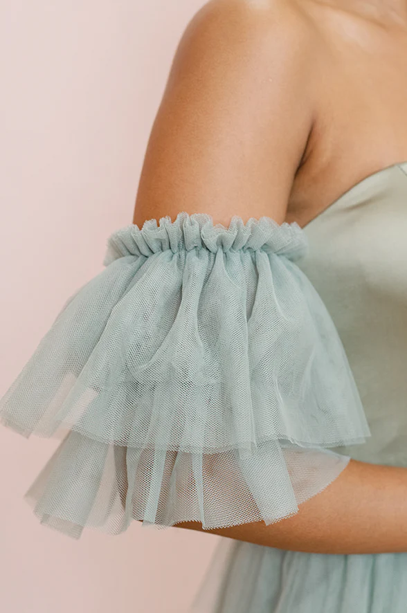 Tulle Tiered Poof Sleeves | Made To Order - Image 34