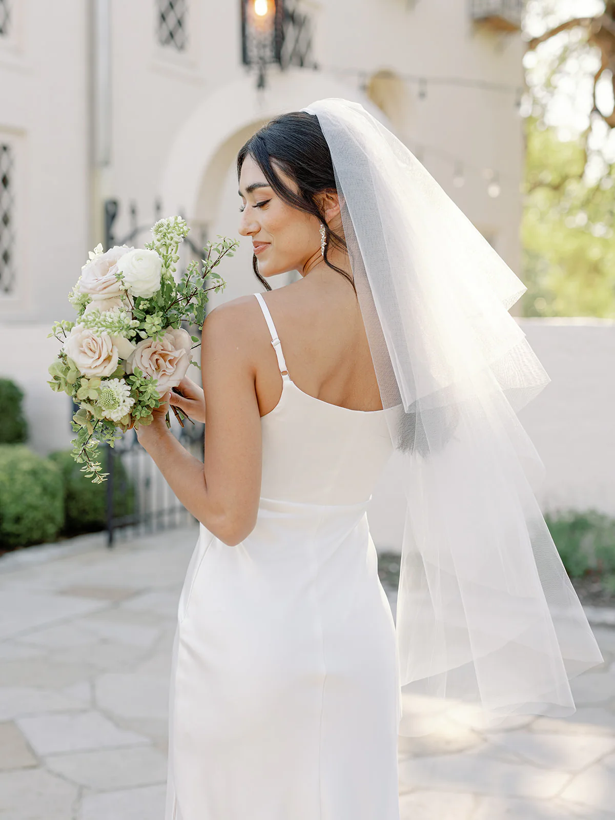 Classic Tulle Fingertip Veil | Ready To Ship - Image 4