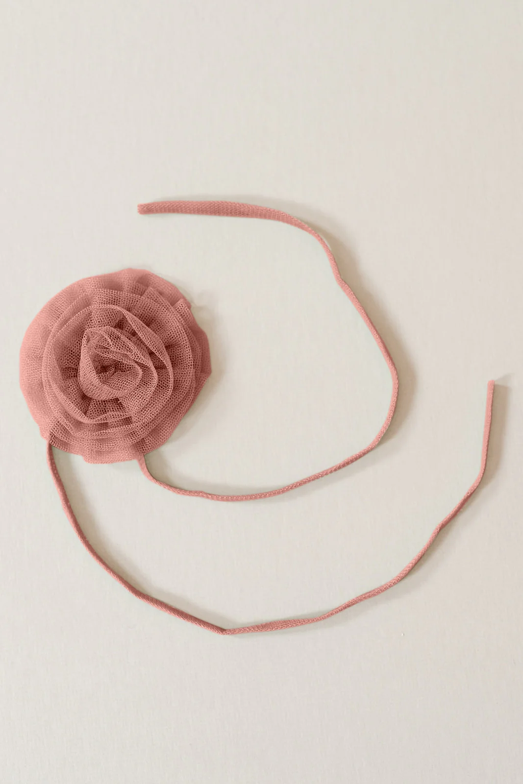 Tulle Rose Neck Tie | Made To Order - Image 11