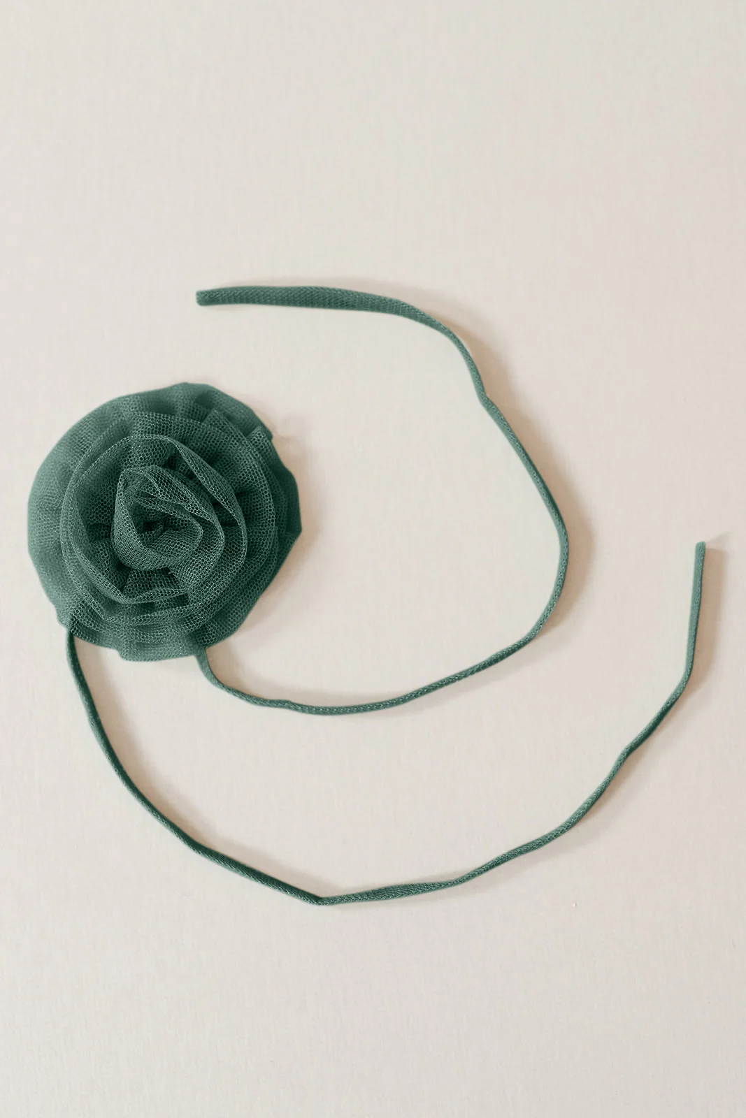 Tulle Rose Neck Tie | Made To Order - Image 14