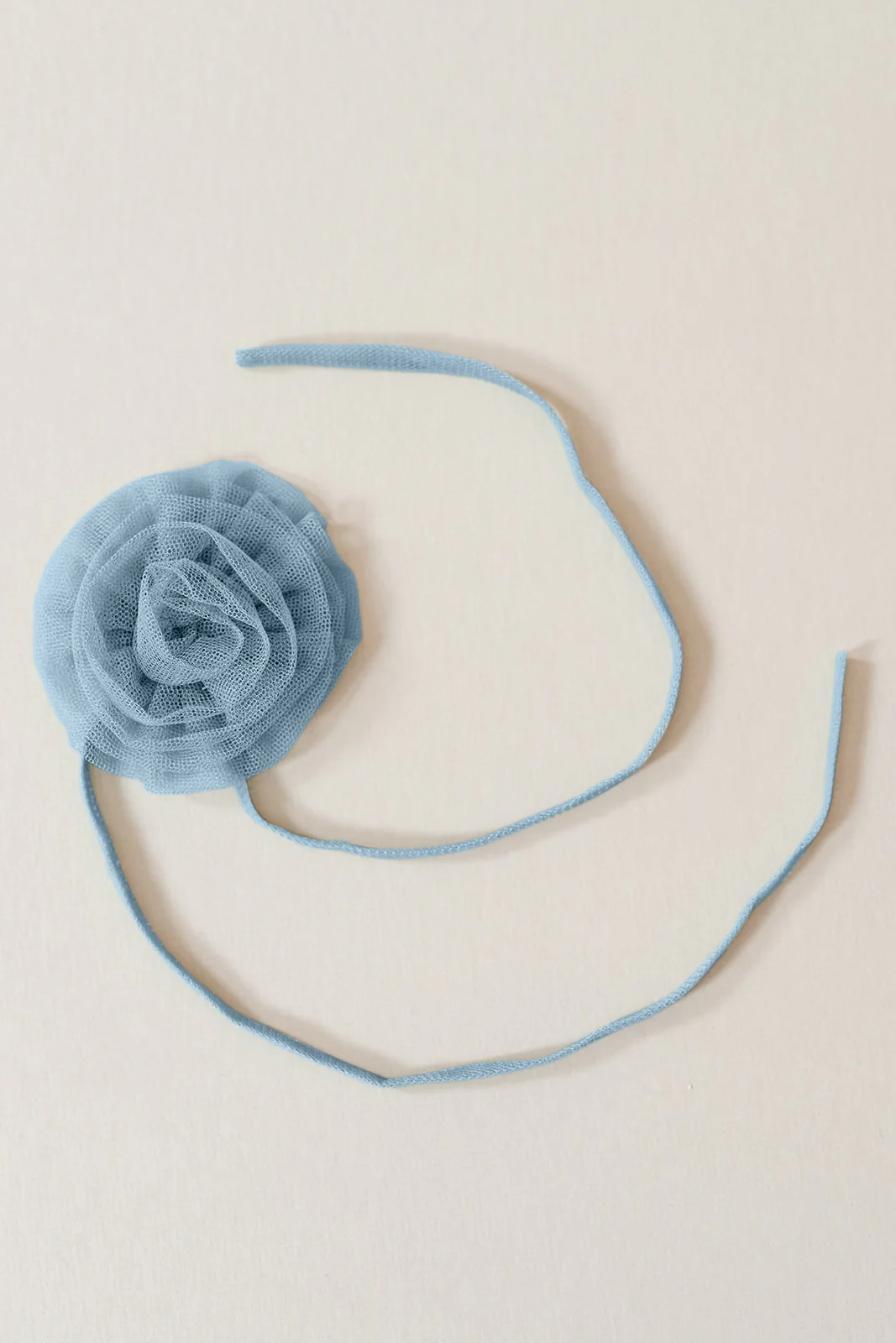 Tulle Rose Neck Tie | Made To Order - Image 15
