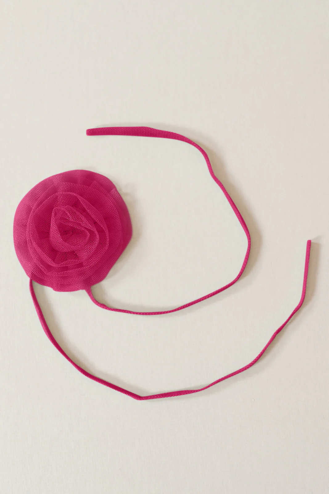 Tulle Rose Neck Tie | Made To Order - Image 18