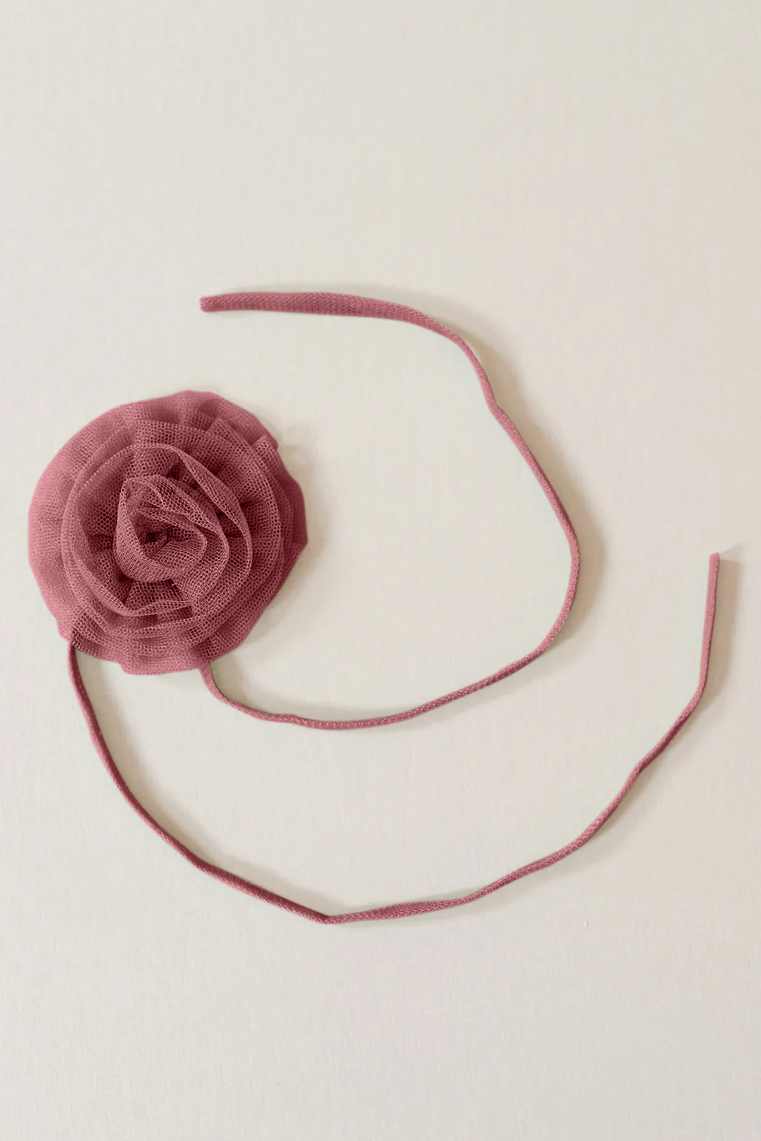 Tulle Rose Neck Tie | Made To Order - Image 21
