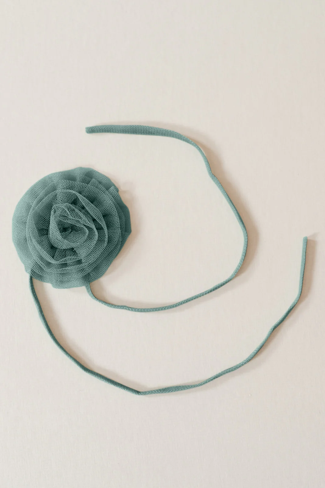Tulle Rose Neck Tie | Made To Order - Image 22