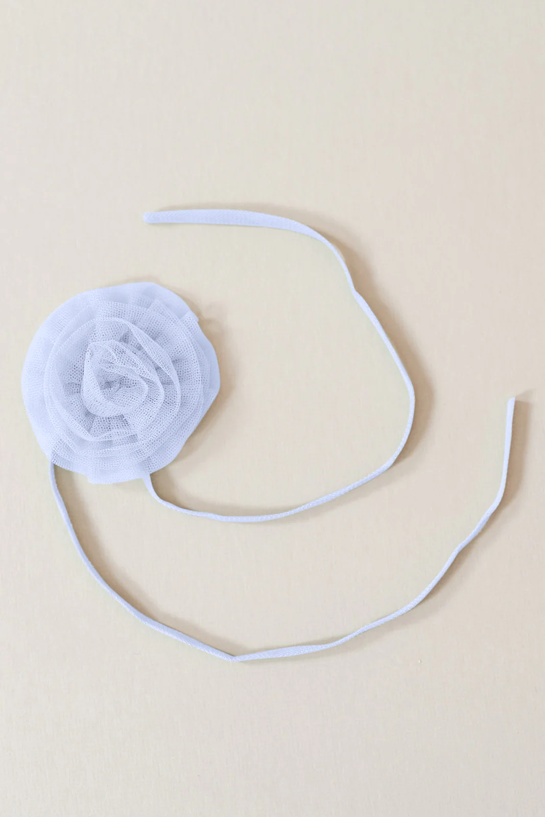 Tulle Rose Neck Tie | Made To Order - Image 37