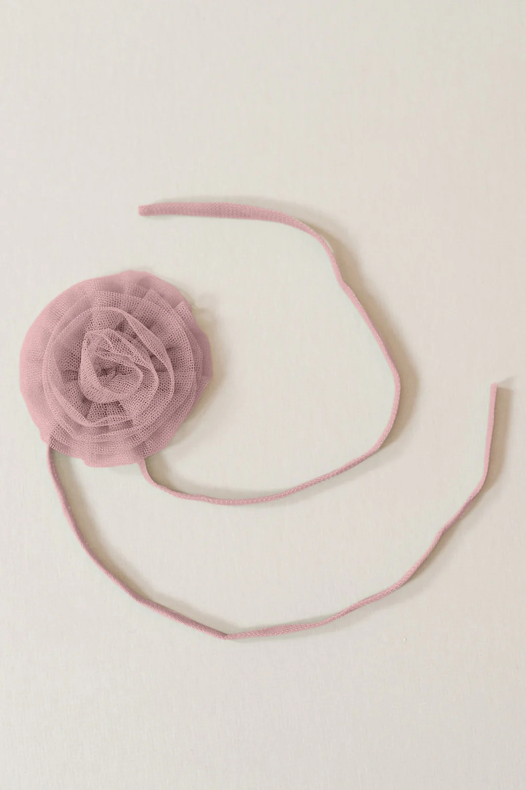 Tulle Rose Neck Tie | Made To Order - Image 7