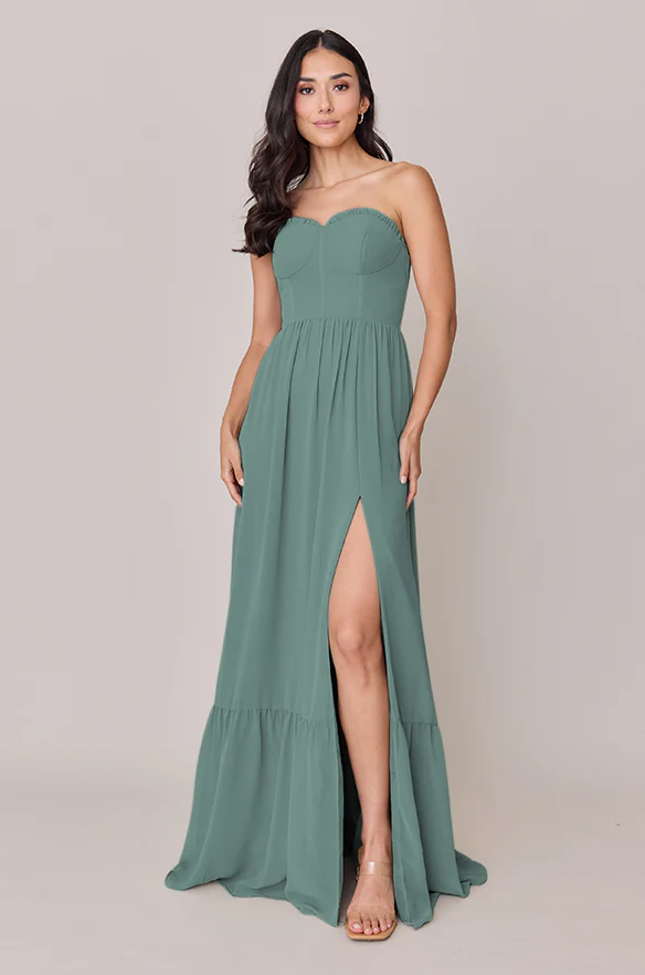 Valentina Chiffon Dress | Made To Order - Image 118