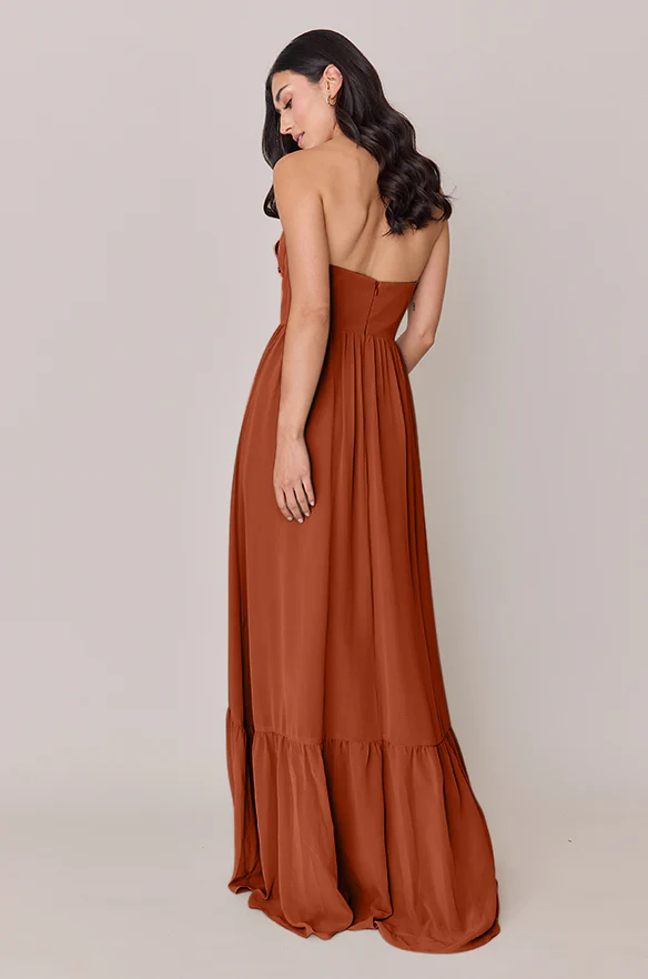 Valentina Chiffon Dress | Made To Order - Image 131