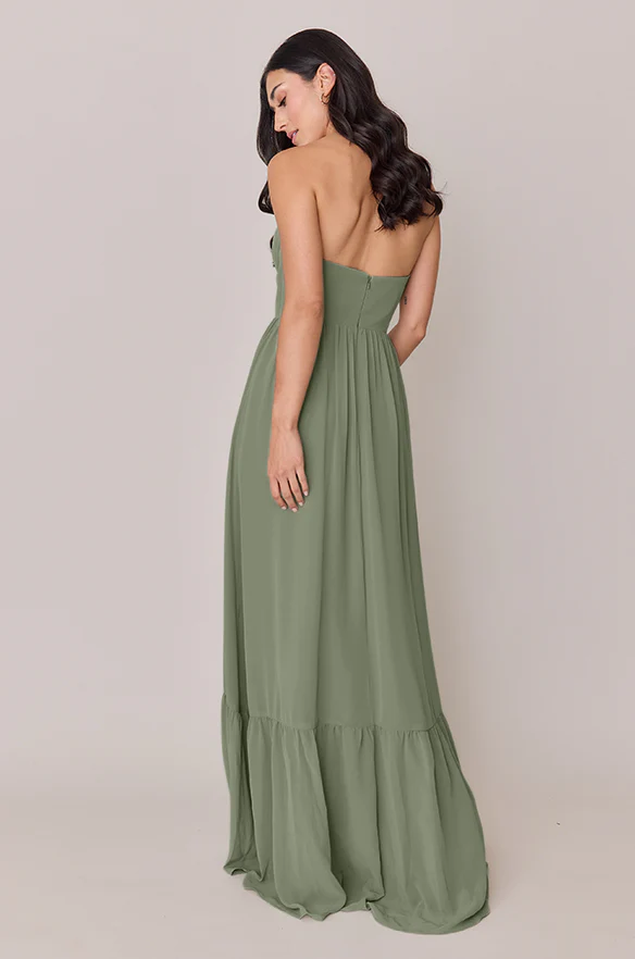 Valentina Chiffon Dress | Made To Order - Image 163