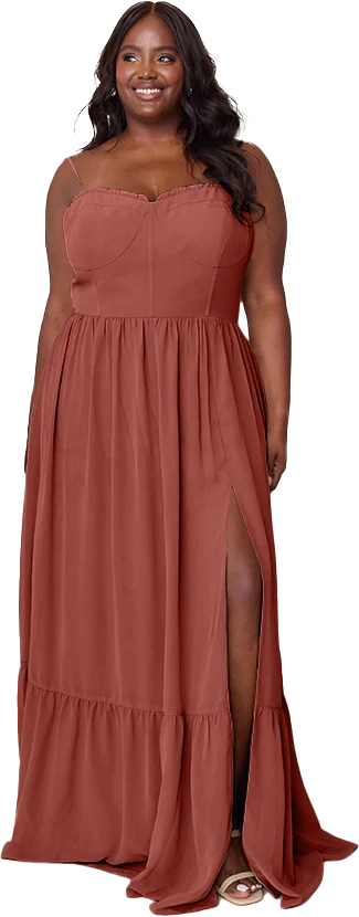 Valentina Chiffon Dress | Made To Order - Image 185