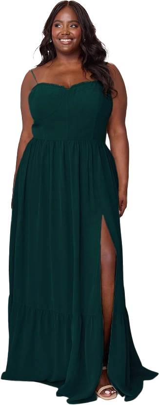 Valentina Chiffon Dress | Made To Order - Image 186