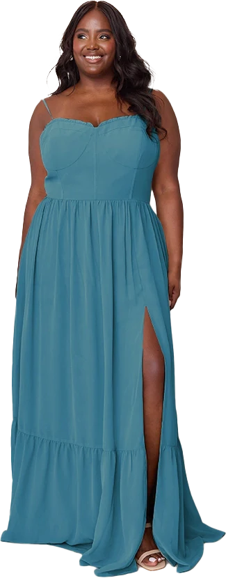 Valentina Chiffon Dress | Made To Order - Image 188