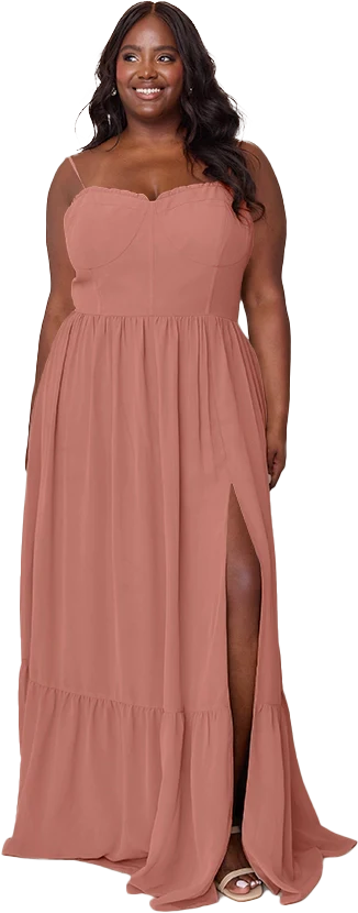 Valentina Chiffon Dress | Made To Order - Image 189