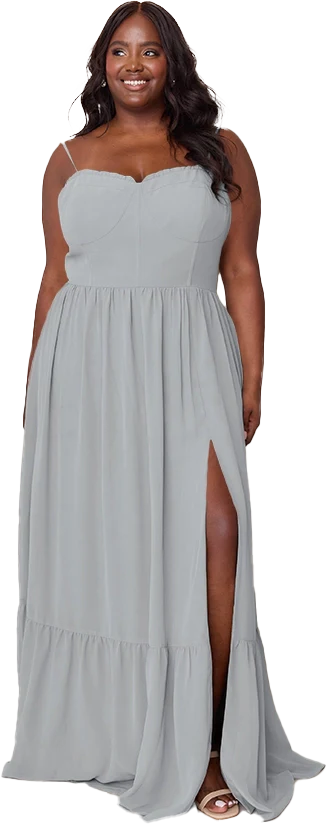 Valentina Chiffon Dress | Made To Order - Image 190