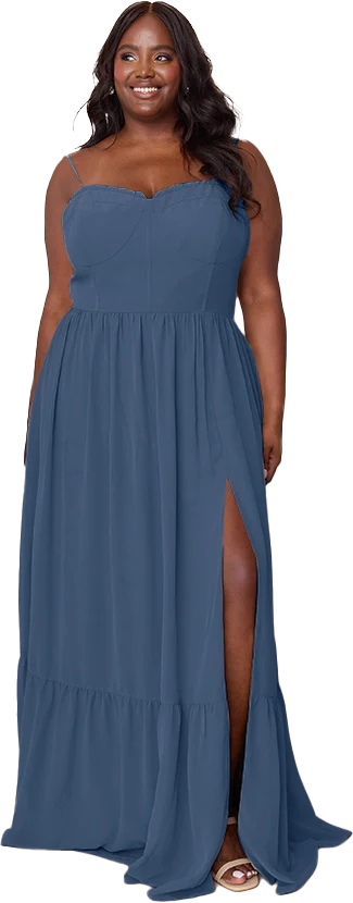 Valentina Chiffon Dress | Made To Order - Image 191
