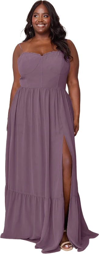 Valentina Chiffon Dress | Made To Order - Image 192