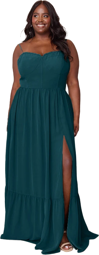 Valentina Chiffon Dress | Made To Order - Image 197