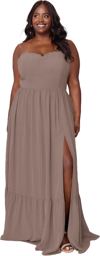 Valentina Chiffon Dress | Made To Order - Image 198