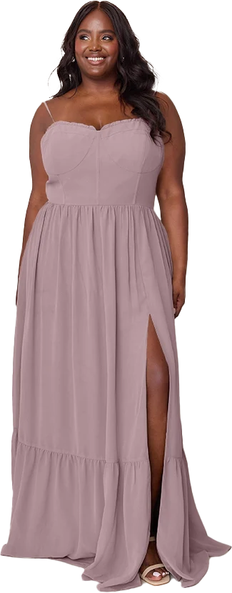 Valentina Chiffon Dress | Made To Order - Image 202