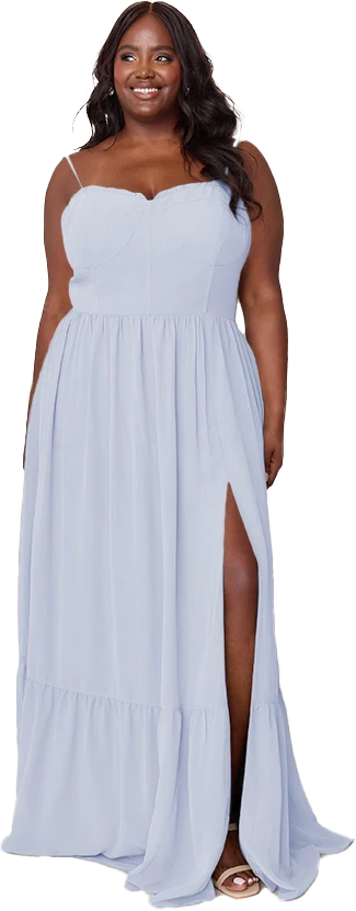 Valentina Chiffon Dress | Made To Order - Image 205