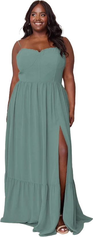 Valentina Chiffon Dress | Made To Order - Image 210