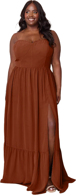 Valentina Chiffon Dress | Made To Order - Image 213