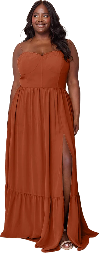 Valentina Chiffon Dress | Made To Order - Image 214